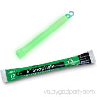 Cyalume SnapLight Green Glow Sticks, 6 Industrial Grade, Ultra-Bright Light Sticks with 12-Hour Duration, 10-Pack 557262694